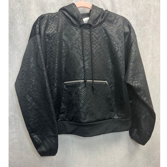 Nike “Can’t Be Defeated” Black Hoodie Oversized Women Size M - Picture 2 of 9